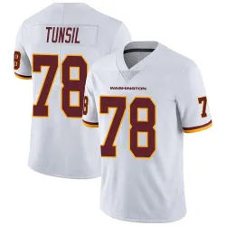 Washington Commanders Men's Limited White Vapor Untouchable Jersey (78 Laremy Tunsil)