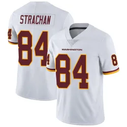 Washington Commanders Men's Limited White Vapor Untouchable Jersey (84 Mike Strachan)