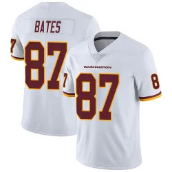 Washington Commanders Men's Limited White Vapor Untouchable Jersey (87 John Bates)