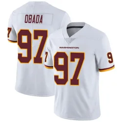 Washington Commanders Men's Limited White Vapor Untouchable Jersey (97 Efe Obada)