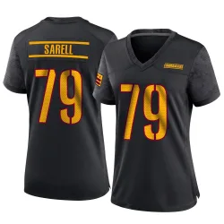 Washington Commanders Women's Game Black Alternate Jersey (79 Foster Sarell)