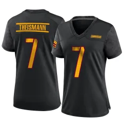 Washington Commanders Women's Game Black Alternate Jersey (7 Joe Theismann)