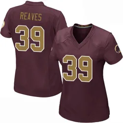 Washington Commanders Women's Game Burgundy Alternate Jersey (39 Jeremy Reaves)