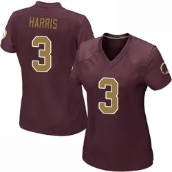 Washington Commanders Women's Game Burgundy Alternate Jersey (3 Will Harris)