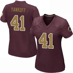 Washington Commanders Women's Game Burgundy Alternate Jersey (41 Colson Yankoff)