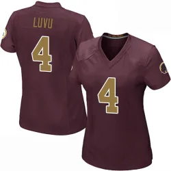 Washington Commanders Women's Game Burgundy Alternate Jersey (4 Frankie Luvu)