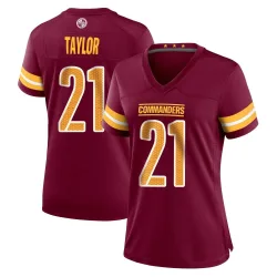 Washington Commanders Women's Game Burgundy Jersey (21 Sean Taylor)