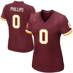 Washington Commanders Women's Game Burgundy Team Color Jersey (0 Tyre Phillips)