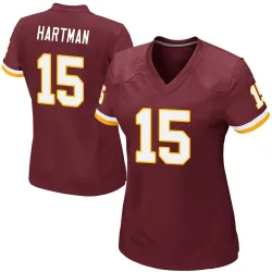 Washington Commanders Women's Game Burgundy Team Color Jersey (15 Sam Hartman)
