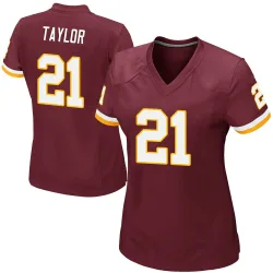 Washington Commanders Women's Game Burgundy Team Color Jersey (21 Sean Taylor)