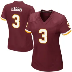 Washington Commanders Women's Game Burgundy Team Color Jersey (3 Will Harris)