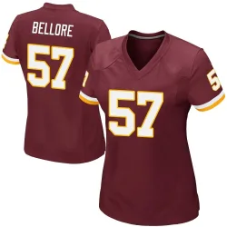 Washington Commanders Women's Game Burgundy Team Color Jersey (57 Nick Bellore)