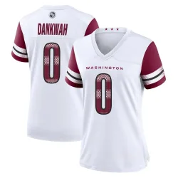 Washington Commanders Women's Game White Jersey (0 Anim Dankwah)