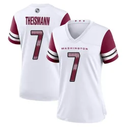 Washington Commanders Women's Game White Jersey (7 Joe Theismann)