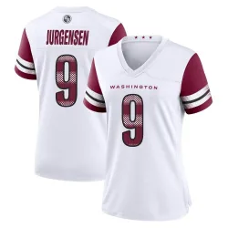 Washington Commanders Women's Game White Jersey (9 Sonny Jurgensen)