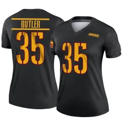Washington Commanders Women's Legend Black Alternate Jersey (35 Percy Butler)