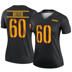 Washington Commanders Women's Legend Black Alternate Jersey (60 Michael Deiter)