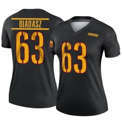 Washington Commanders Women's Legend Black Alternate Jersey (63 Tyler Biadasz)