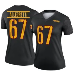 Washington Commanders Women's Legend Black Alternate Jersey (67 Nick Allegretti)