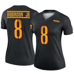Washington Commanders Women's Legend Black Alternate Jersey (8 Brian Robinson Jr.)