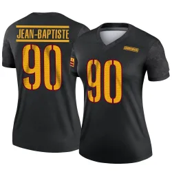 Washington Commanders Women's Legend Black Alternate Jersey (90 Javontae Jean-Baptiste)