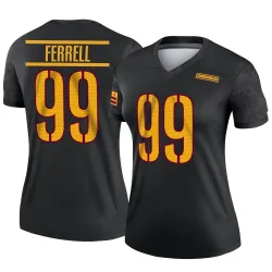 Washington Commanders Women's Legend Black Alternate Jersey (99 Clelin Ferrell)