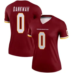 Washington Commanders Women's Legend Burgundy Jersey (0 Anim Dankwah)