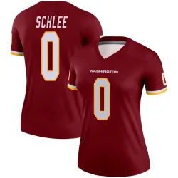 Washington Commanders Women's Legend Burgundy Jersey (0 Collin Schlee)