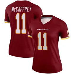Washington Commanders Women's Legend Burgundy Jersey (11 Luke McCaffrey)