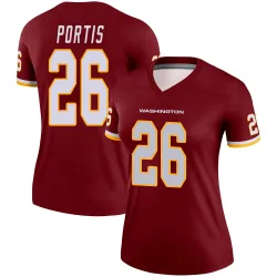 Washington Commanders Women's Legend Burgundy Jersey (26 Clinton Portis)