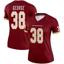 Washington Commanders Women's Legend Burgundy Jersey (38 Allan George)