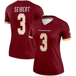 Washington Commanders Women's Legend Burgundy Jersey (3 Austin Seibert)