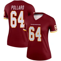 Washington Commanders Women's Legend Burgundy Jersey (64 Norell Pollard)