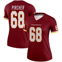 Washington Commanders Women's Legend Burgundy Jersey (68 Max Pircher)