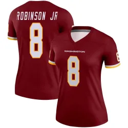 Washington Commanders Women's Legend Burgundy Jersey (8 Brian Robinson Jr.)