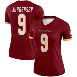 Washington Commanders Women's Legend Burgundy Jersey (9 Sonny Jurgensen)