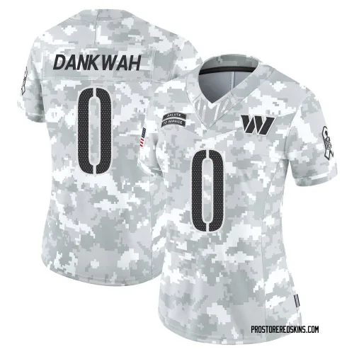 Washington Commanders Women's Limited Arctic Camo 2024 Salute to Service Jersey (0 Anim Dankwah)