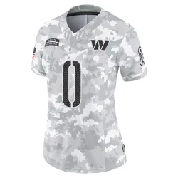 Washington Commanders Women's Limited Arctic Camo 2024 Salute to Service Jersey (0 Collin Schlee)