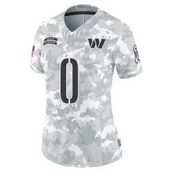 Washington Commanders Women's Limited Arctic Camo 2024 Salute to Service Jersey (0 Mike Sainristil)