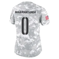 Washington Commanders Women's Limited Arctic Camo 2024 Salute to Service Jersey (0 T.J. Maguranyanga)