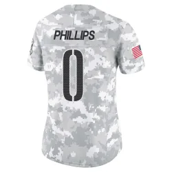 Washington Commanders Women's Limited Arctic Camo 2024 Salute to Service Jersey (0 Tyre Phillips)