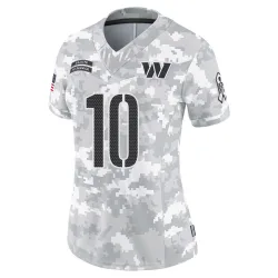 Washington Commanders Women's Limited Arctic Camo 2024 Salute to Service Jersey (10 Jacoby Jones)