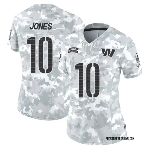 Washington Commanders Women's Limited Arctic Camo 2024 Salute to Service Jersey (10 Jacoby Jones)