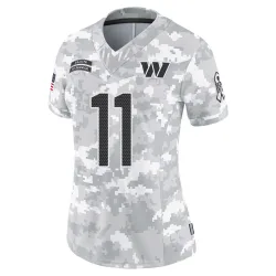 Washington Commanders Women's Limited Arctic Camo 2024 Salute to Service Jersey (11 Luke McCaffrey)