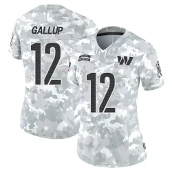 Washington Commanders Women's Limited Arctic Camo 2024 Salute to Service Jersey (12 Michael Gallup)