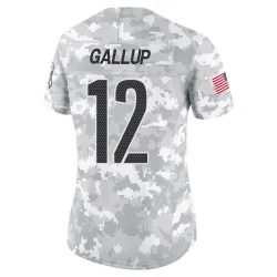 Washington Commanders Women's Limited Arctic Camo 2024 Salute to Service Jersey (12 Michael Gallup)