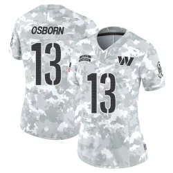 Washington Commanders Women's Limited Arctic Camo 2024 Salute to Service Jersey (13 K.J. Osborn)