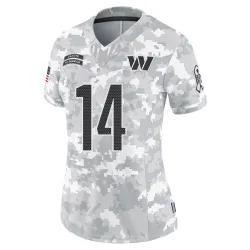 Washington Commanders Women's Limited Arctic Camo 2024 Salute to Service Jersey (14 Ryan Fitzpatrick)