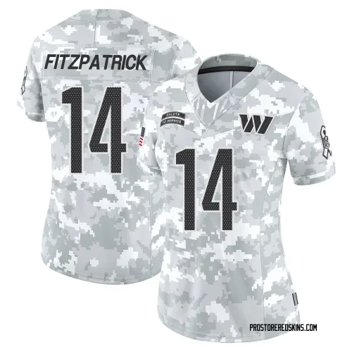 Washington Commanders Women's Limited Arctic Camo 2024 Salute to Service Jersey (14 Ryan Fitzpatrick)
