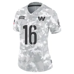 Washington Commanders Women's Limited Arctic Camo 2024 Salute to Service Jersey (16 Jeff Driskel)